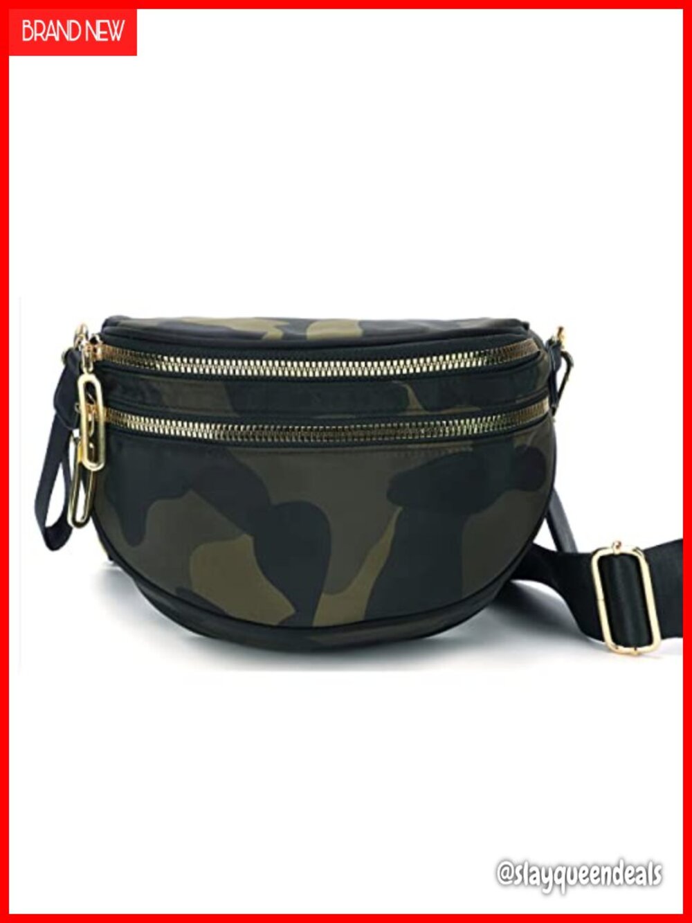 Nylon Crossbody Bag Women Water Resistant Sling Travel Shoulder Handbag